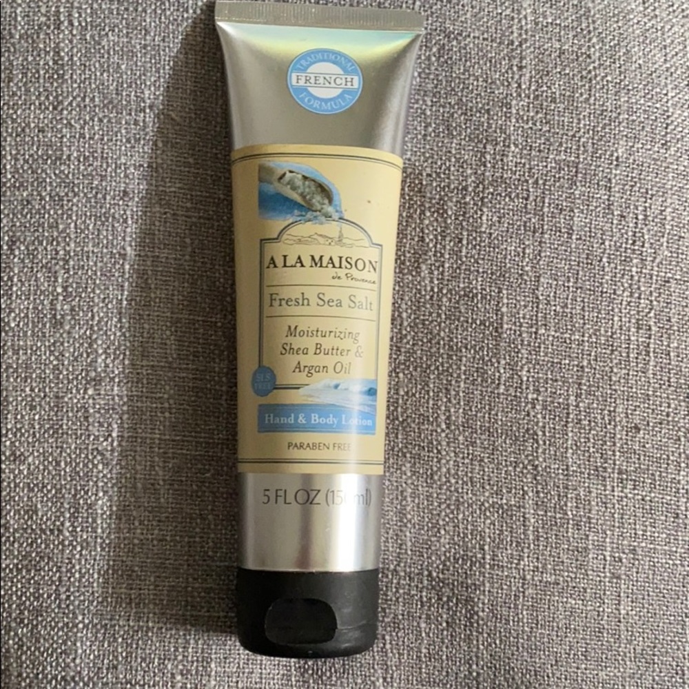 A LA MAISON hand and body lotion.